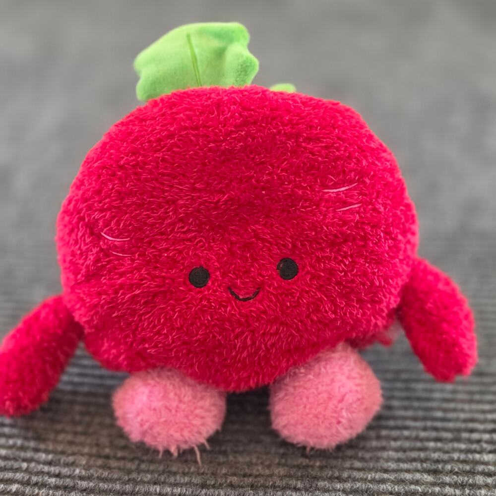 Bumbumz Rootbumz RONNIE RADISH & BOBBY BROCCOLI 7.5" Farm Veggie Plush Toys - Picture 7 of 11